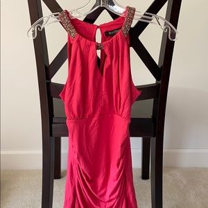 NWOT White House Black Market Red Beaded Top